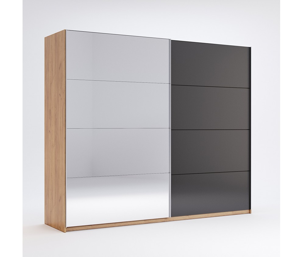 Szafa przesuwna Laura 250 z lustrem