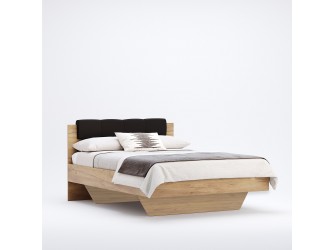 Łóżko Laura z miękkim zagłówkiem 120