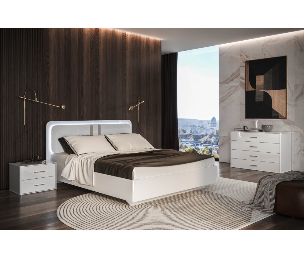 Łóżko Ben 160 z podnoszonym stelażem