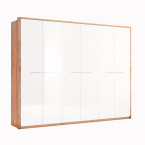 Szafa Arnika 6D z listwą okalającą 274 drzwi biały połysk