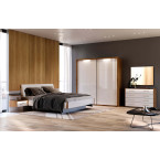 Szafa przesuwna Arnika 200 drzwi biały połysk