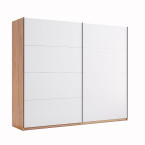 Szafa przesuwna Arnika 250 drzwi biały połysk