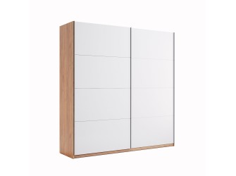 Szafa przesuwna Arnika 150 drzwi biały połysk