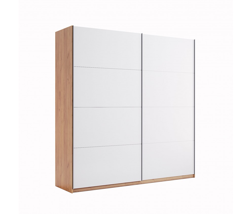 Szafa przesuwna Arnika 150 drzwi biały połysk