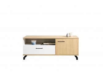 Szafka RTV Marsylia 120 BIAŁY