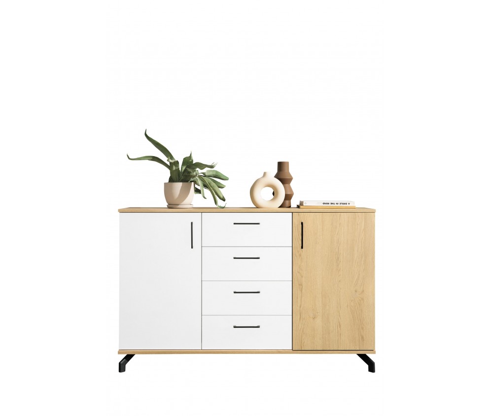 Komoda Marsylia 2D4SZ 140 BIAŁY