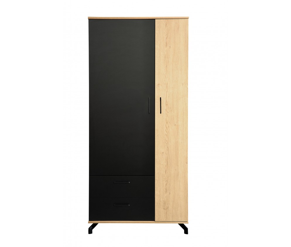 Szafa Marsylia 90 2D2SZ CZARNY