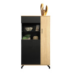 Regał Marsylia 90 2D1SZ CZARNY