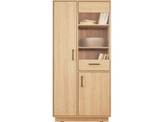 Regał Summer 80 2D1SZ Dąb Biszkoptowy półki