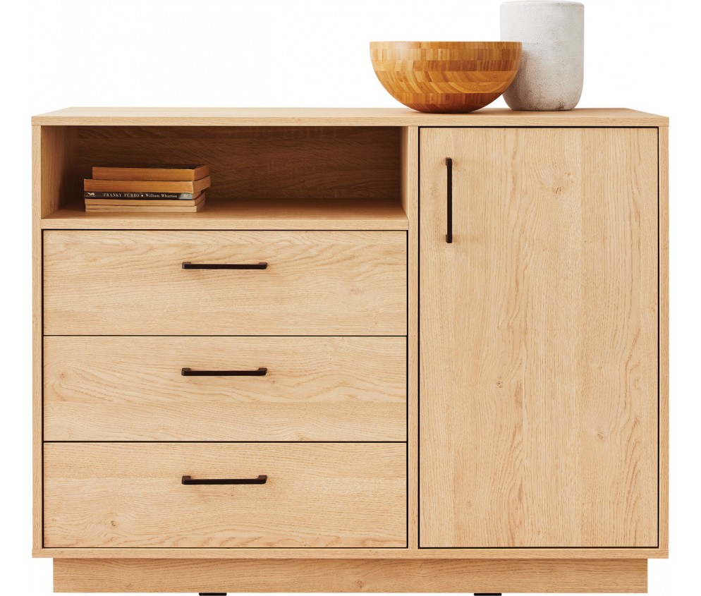 Komoda Summer 110 1D3SZ Dąb Biszkoptowy
