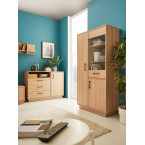 Regał Summer 80 2D1SZ Dąb Biszkoptowy półki