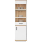 Regał Summer 55 1D1SZ Dąb Biszkoptowy/Biały