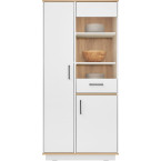 Regał Summer 80 2D1SZ Dąb Biszkoptowy/Biały półki