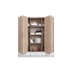 Szafa Morgana 204 4D3SZ Dąb Sonoma/Biały Lux