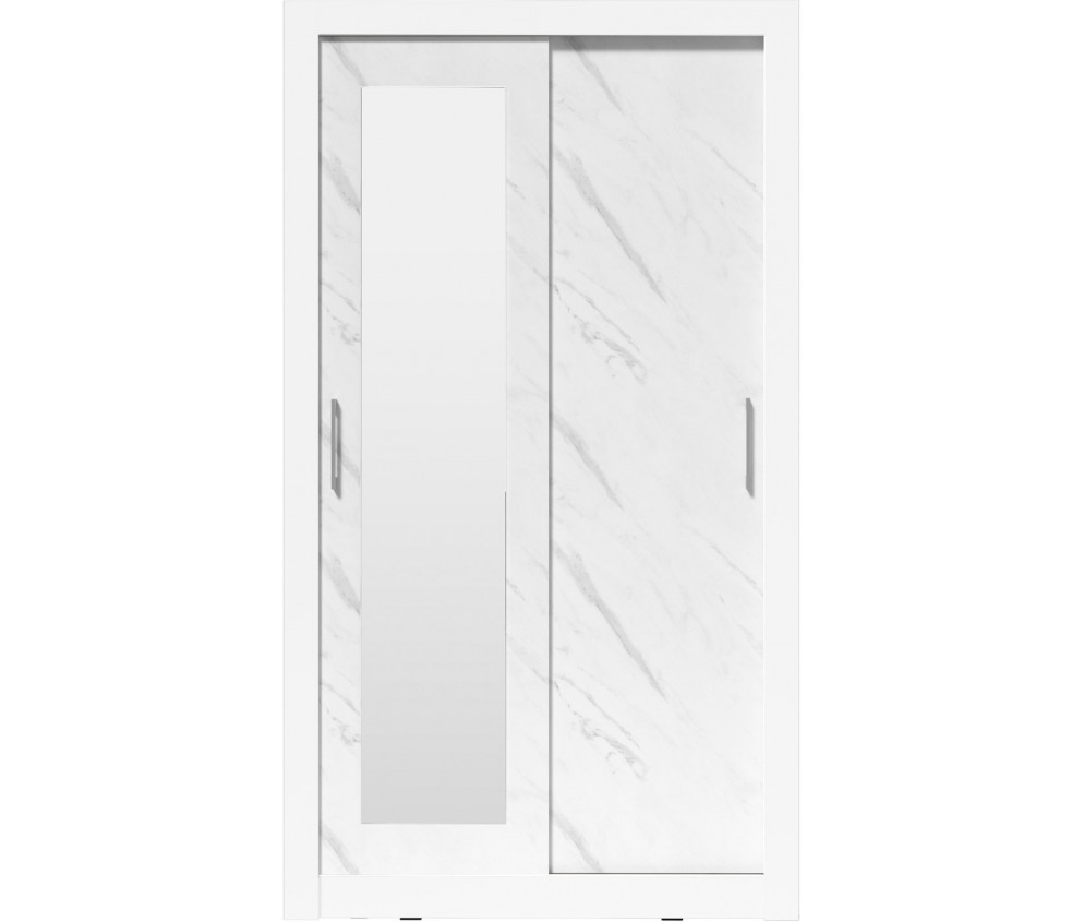 Szafa Carmen 120 Biały/Marmur Bianco