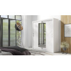 Szafa Carmen 200 Biały/Marmur Bianco