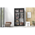 Szafa Carmen 120 Czarny/Black Royal