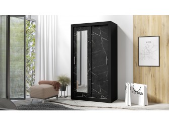 Szafa Carmen 120 Czarny/Black Royal