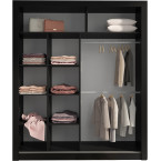 Szafa Carmen 180 Czarny/Black Royal