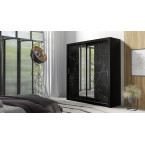 Szafa Carmen 200 Czarny/Black Royal