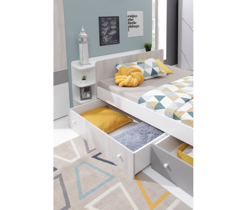 Łóżko Alex 90 z szufladami