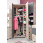 Szafa Domino 90 2D PRAWA/LEWA narożna