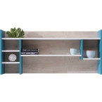 Półka Plan 125 Biały Lux/Dąb/Morski