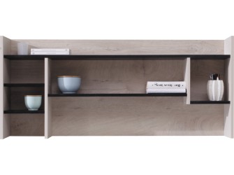 Półka Plan 125 Czarny/Dąb/Beż