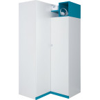 Szafa Kamaro 95 Biały Lux/ Turkus