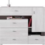 Komoda Naomi 120 1D5SZ Sosna Bielona/Earth