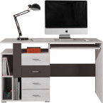 Biurko Naomi 125 4SZ Sosna Bielona/Earth