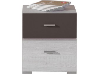 Szafka nocna Naomi 35 2SZ Sosna Bielona/Earth