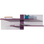 Półka Naomi 110 Sosna Bielona/Viola