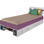 Łóżko Naomi 90 Sosna Bielona/Viola
