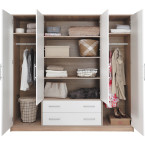 Szafa Simon 200 4D4SZ Dąb Aristan