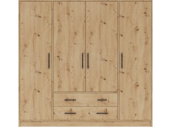 Szafa Simon 200 4D4SZ Dąb Aristan