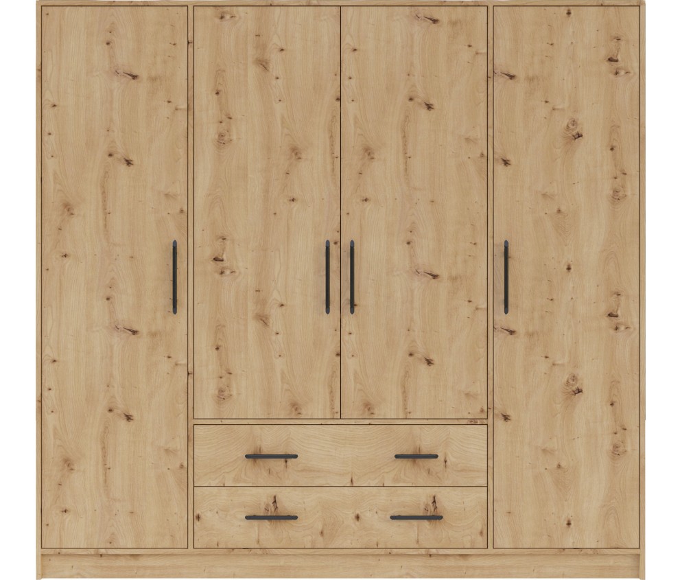 Szafa Simon 200 4D4SZ Dąb Aristan