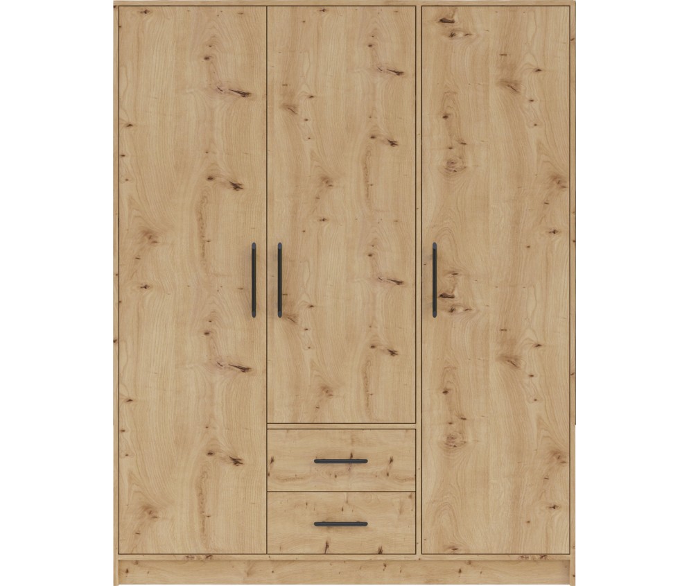 Szafa Simon 150 3D2SZ Dąb Aristan