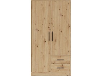 Szafa Simon 100 2D2SZ Dąb Aristan