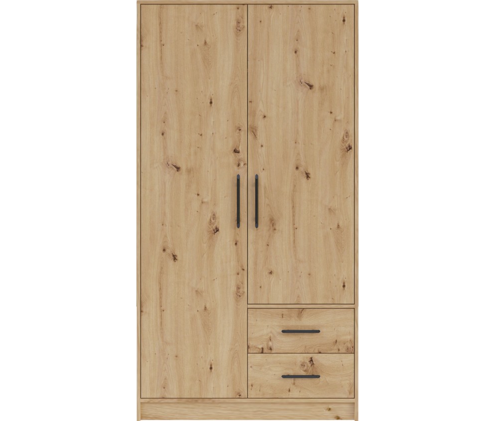 Szafa Simon 100 2D2SZ Dąb Aristan