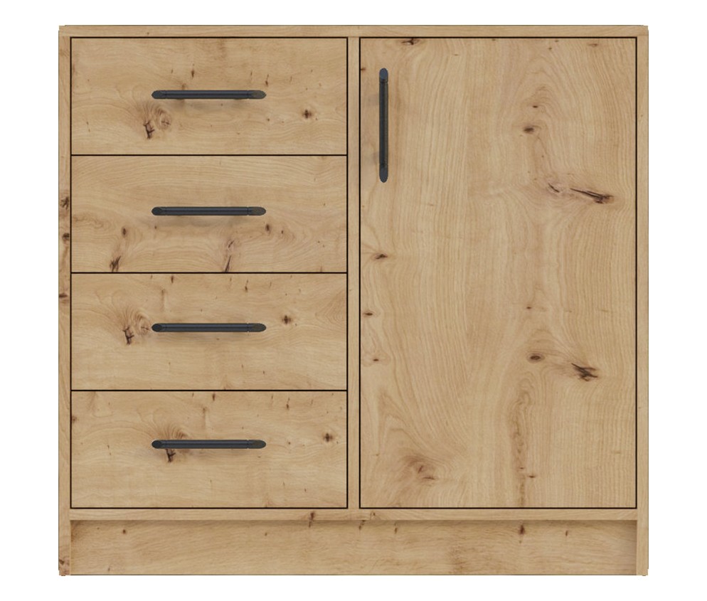 Komoda Simon 90 1D4SZ Dąb Aristan