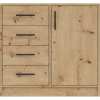 Komoda Simon 90 1D4SZ Dąb Aristan