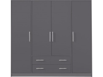 Szafa Simon 200 4D4SZ Antracyt