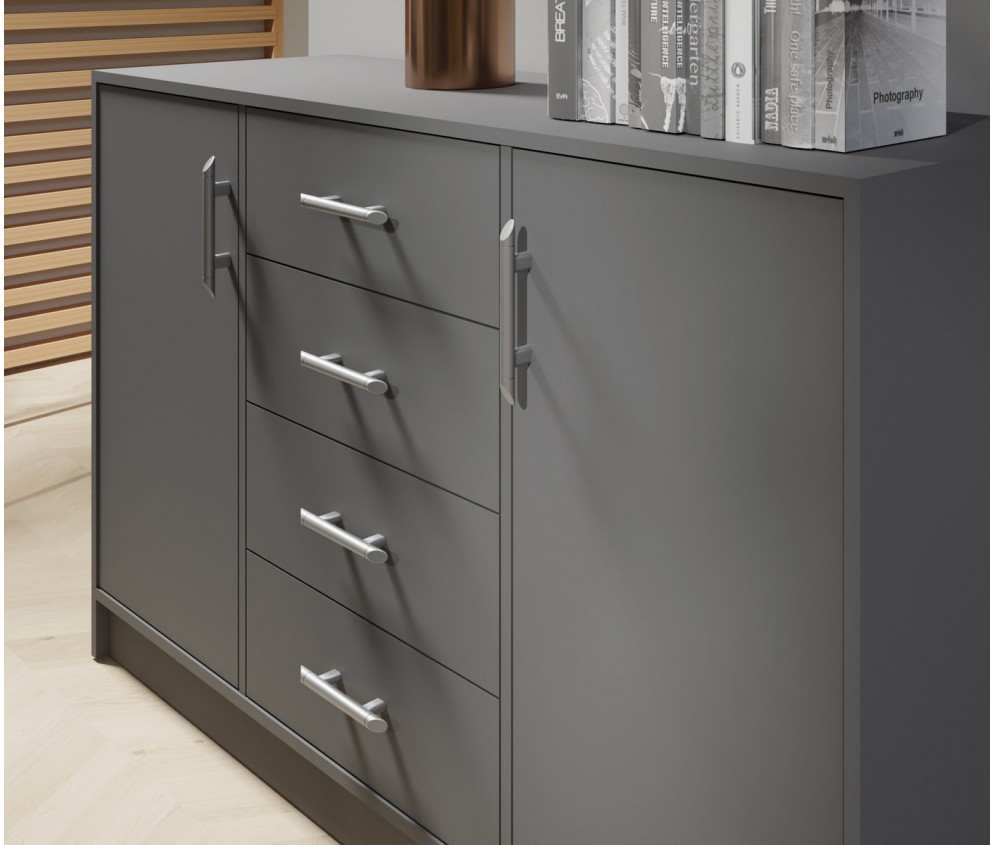 Komoda Simon 140 2D4SZ Antracyt