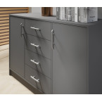 Komoda Simon 140 2D4SZ Antracyt