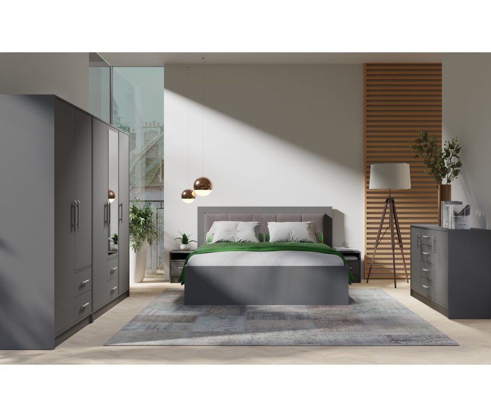 Komoda Simon 140 2D4SZ Antracyt