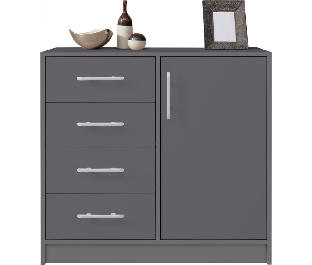 Komoda Simon 90 1D4SZ Antracyt