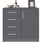 Komoda Simon 90 1D4SZ Antracyt