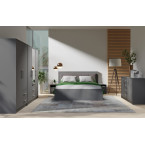 Komoda Simon 90 1D4SZ Antracyt