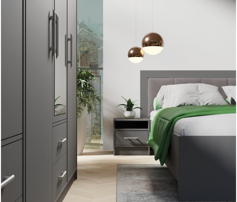 Stolik nocny Simon 40 Antracyt